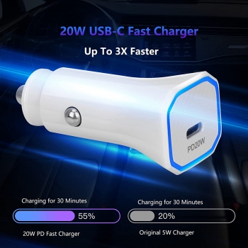 USB+C+Car+Charger+with+1+USB+C+Port+20W+Fast+Charger+Compatible+with+iPhone+13+Pro+Max+13+12+Pro+12